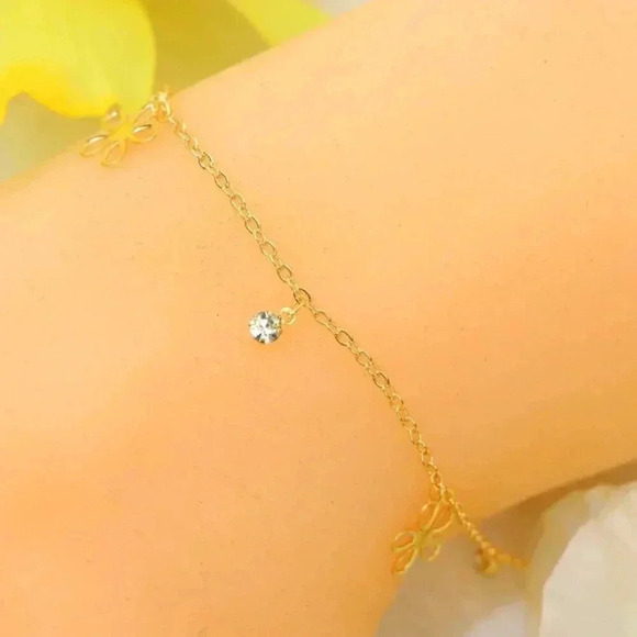 "Minimalist Anklet, Sleek & Modern Design, Women’s Fashion, YC110212-A - Picture 8 of 10